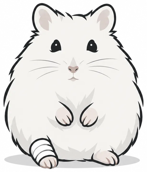 The Curious Bobby Co. hamster mascot